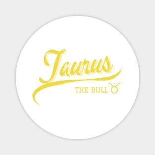 Taurus Retro Zodiac Magnet